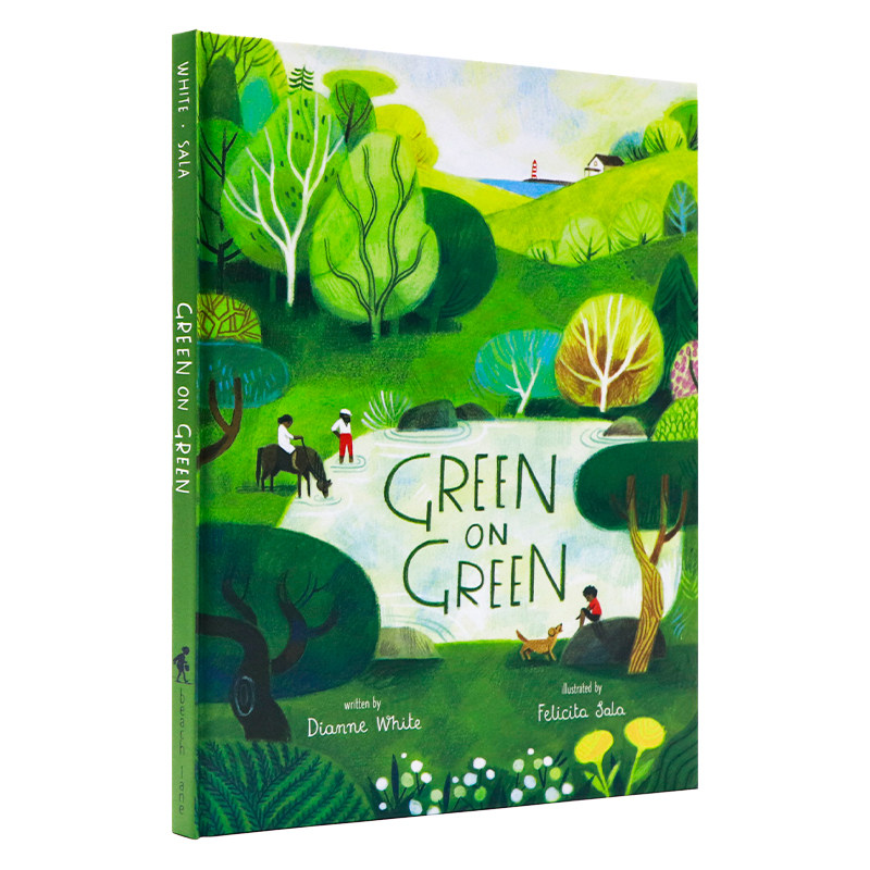 春意盎然 英文原版 Green on Green 儿童绘本故事书4-8岁 户外探险 Felicita Sala插画 精装大开全彩图画书 蓝思阅读分级350L,书籍/杂志/报纸,原版其它,淘宝优惠券,粉丝福利购,淘宝优惠卷
