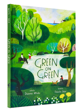 春意盎然 英文原版 Green on Green 儿童绘本故事书4-8岁 户外探险 Felicita Sala插画 精装大开全彩图画书 蓝思阅读分级350L