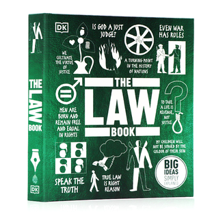 Law 英文原版 Simply Ideas 法律手册 人文社科科普 思想百科丛书精装 Book 人类 图解法律学知识科普百科 Big Explained The