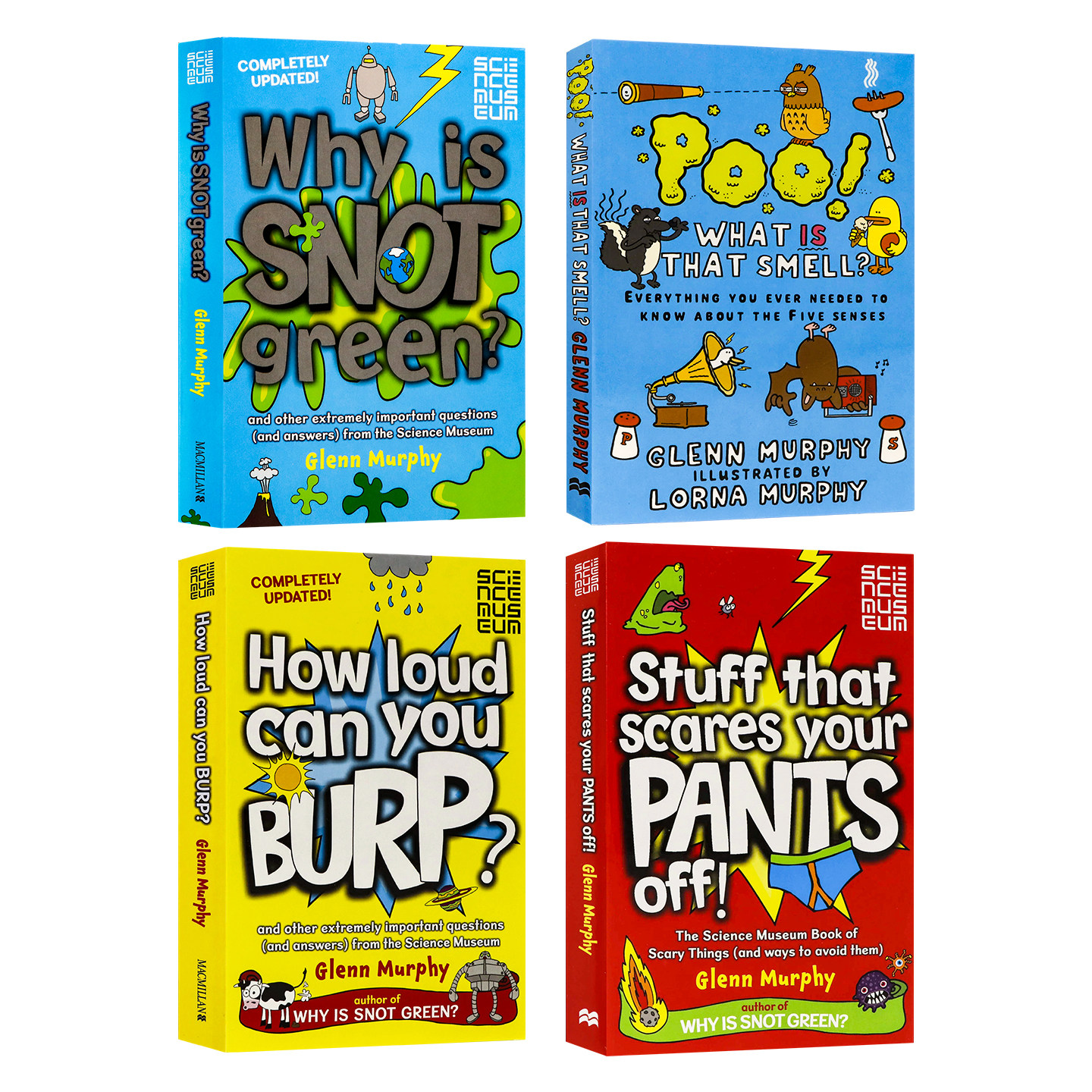 Glenn Murphy 格伦墨菲的科普4册 英文原版 Why is Snot Green 趣味英文科普书 英国科学博物馆联名英语课外阅读趣味科学问答书
