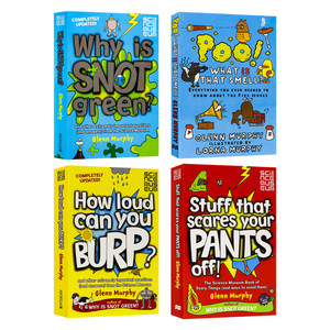 Glenn Murphy 格伦墨菲的科普4册 英文原版 Why is Snot Green 趣味英文科普书 英国科学博物馆联名英语课外阅读趣味科学问答书