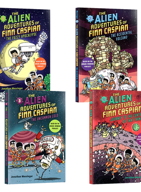 芬恩凯斯宾的外星历险记 4册套装 英文原版The Alien Adventures of Finn Caspian 中学课外阅读桥梁章节小说 Jonathan Messinger
