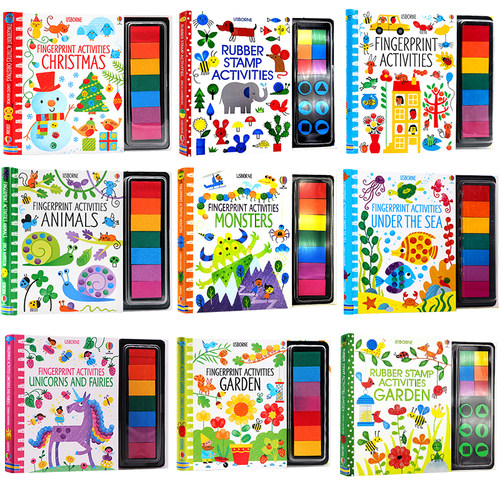 Usborne手指印画书创意绘画DIY