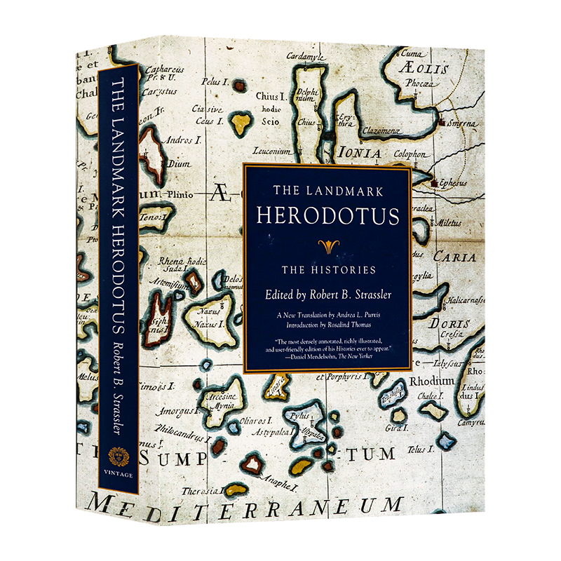 英文原版 里程碑系列希罗多德历史 The Landmark Herodotus: The Histories  注释详解地标希罗多德  平装 Anchor Books出版