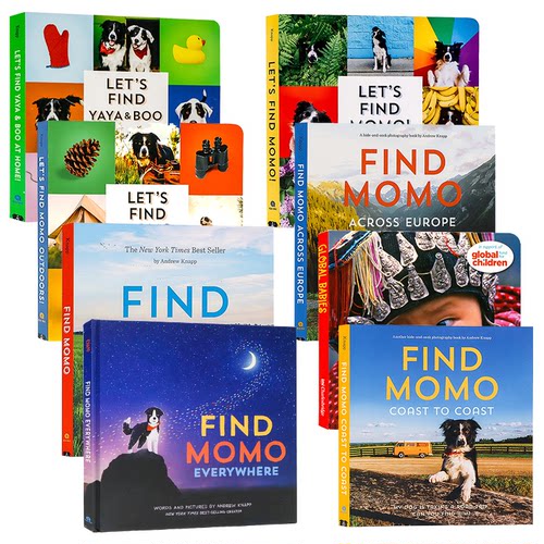 寻找莫莫英文原版绘本