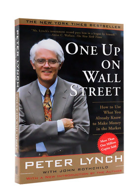 彼得林奇的成功投资 Peter Lynch 英文原版 One Up on Wall Street 股票理财 Simon & Schuster 平装图书书籍再生纸