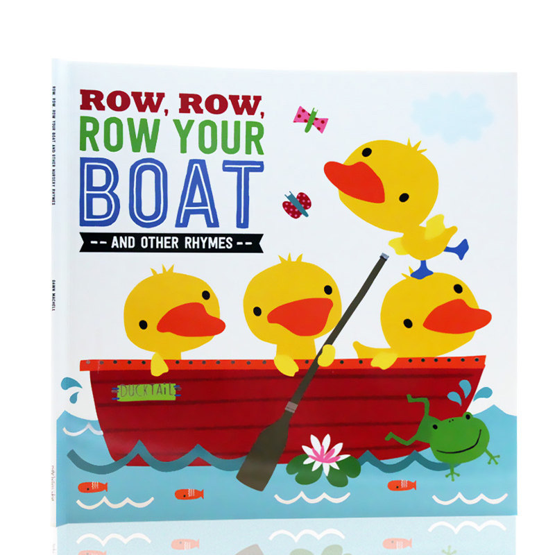 进口英文原版正版 row row row your boat 划呀划你的船 儿童歌谣