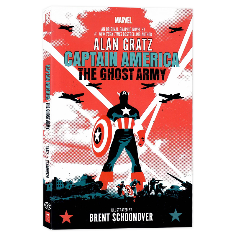 美国队长 幽灵军团 漫威原创英文原版漫画 Captain America The Ghost Army Original Graphic Novel 进口英语书籍 Alan Gratz