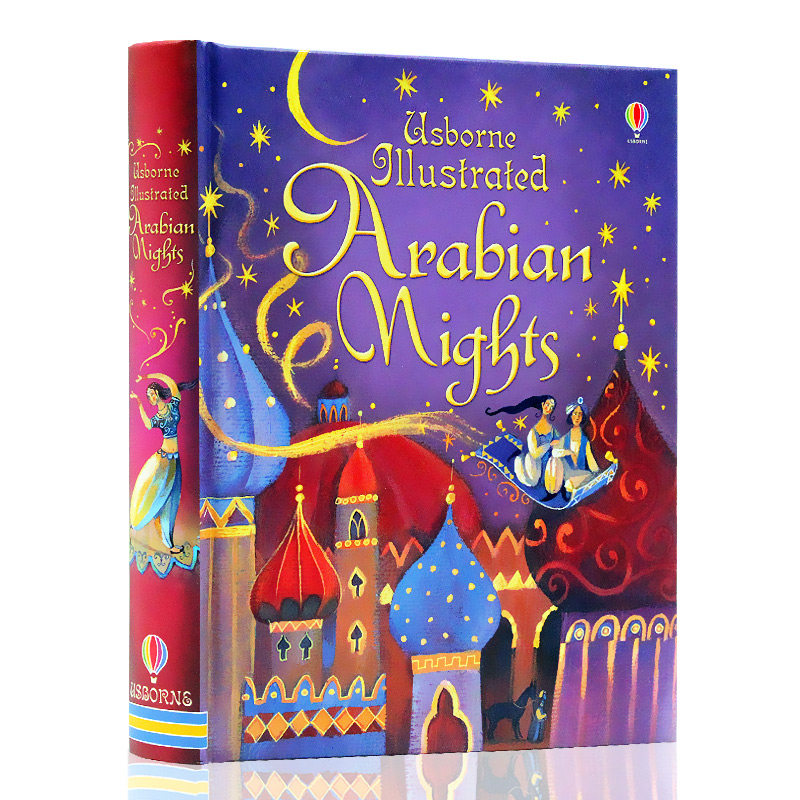 Usborne 一千零一夜精装全彩插画版 Illustrated Arabian Nights 英文原版 神话故事插图故事书 阿拉伯神话 儿童英语故事书