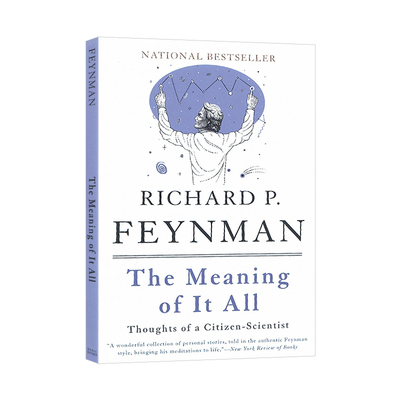 费曼讲演录 英文原版 The Meaning of It All: Thoughts of a Citizen-Scientist 一个平民科学家的思想 进口原版书籍