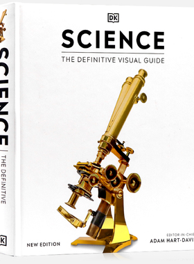 进口英文原版 Science The Definitive Visual History 科学权威的视觉指南 2021新版DK百科系列科学视觉图解图鉴天文地理人文历史