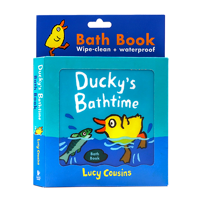 洗澡书 鸭子时间 英文原版绘本 duckys bathtime 小鼠波波同作者lucy