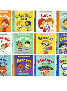 牛津精品绘本12册 英文原版 Big Words for Little People Being Healthy 给小小人讲质朴道理性格习惯情商培养儿童治愈图画书