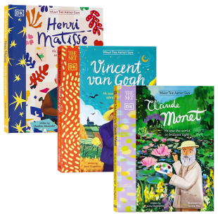 DK 克劳德·莫奈文森特·梵高 系列3册英文原版The Met Claude Monet 透过艺术家之眼  儿童艺术启蒙名人故事 灿烂的眼光看待世界