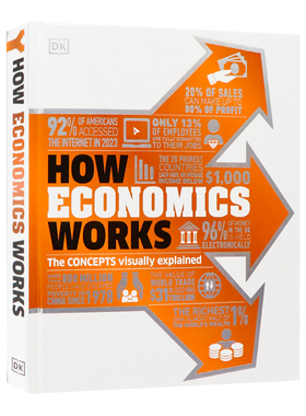 DK出品 经济学如何运作 经济管理百科英文原版 How Economics Works: The Concepts Visually Explained 概念的可视化解释进口书籍