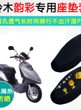 铃木韵彩100专用踏板摩托车坐垫套防晒隔热座套QS100T-A/B座垫套