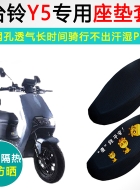台铃Y5专用电动车坐垫套电瓶车防晒隔热座套TL1000DT-51座垫套