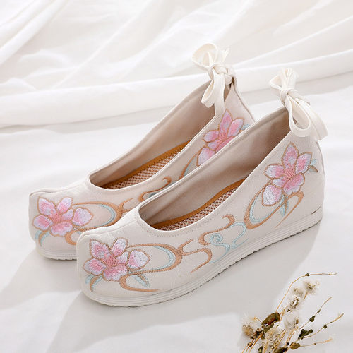 古风汉服鞋子女内增高明制原创