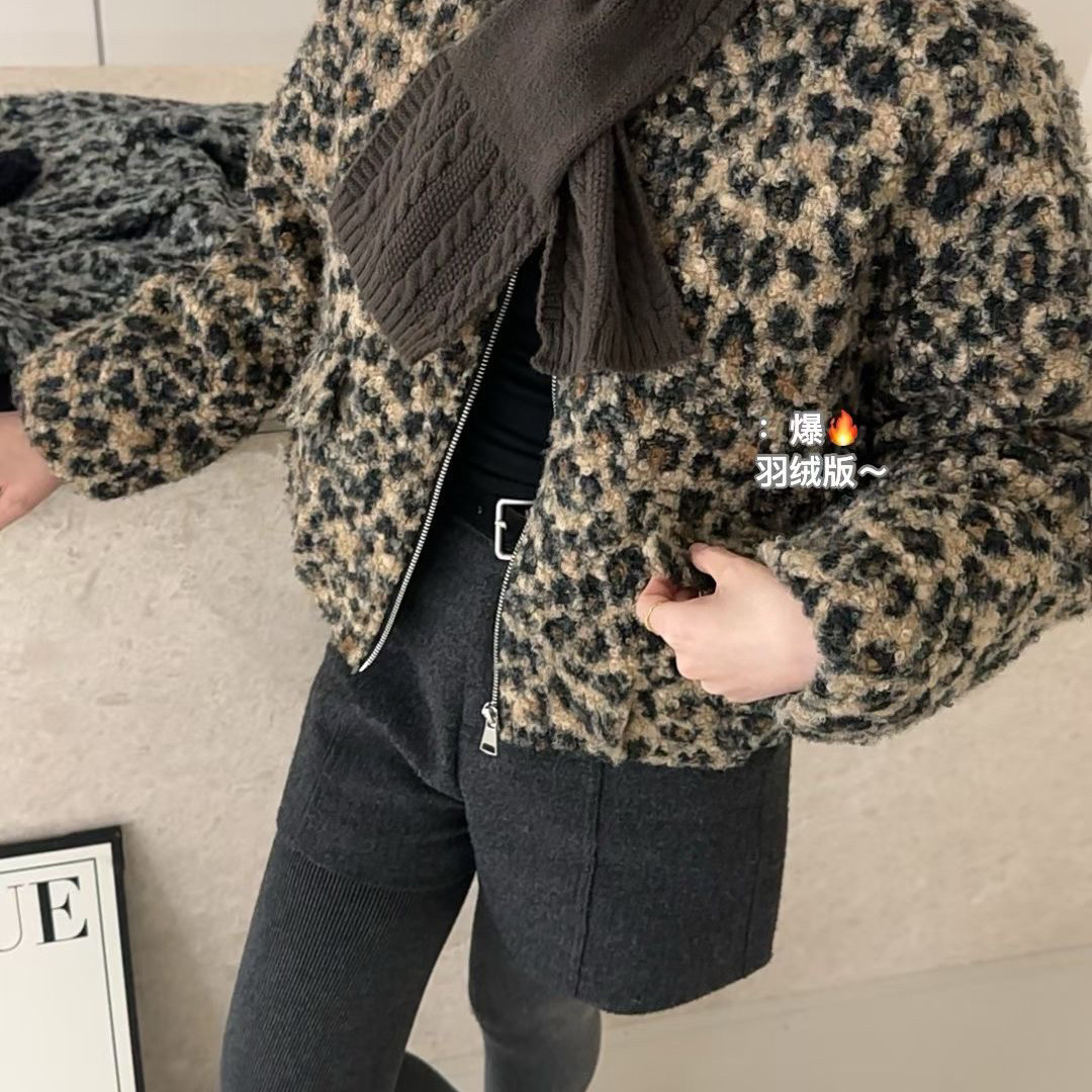 多多白鸭绒小个子保暖显瘦绒感加厚保暖羽绒服外套(配围巾)5567