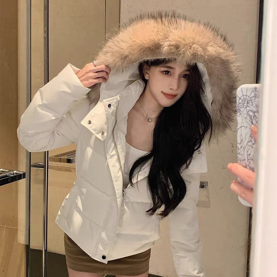 多多店白鸭绒羽绒服(配可拆卸貉子毛领)(含90白鸭绒)S-RMB2990