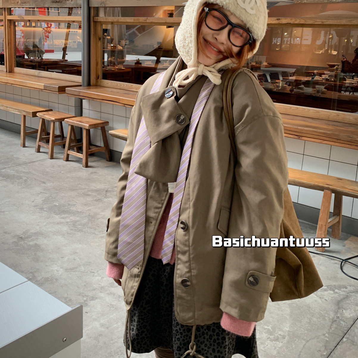 多多小众脖款羽绒服羽绒服(配围脖)(含90白鸭绒)BJH9258