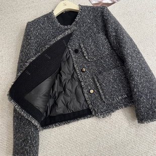 多多 调精致风羽绒小香外套～补单款加厚保暖羽绒服外套28966263-