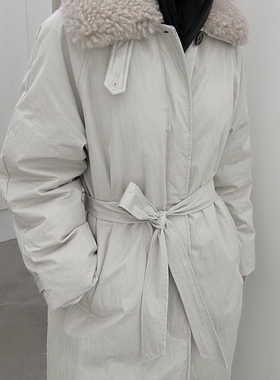 VIBRA多羽绒服(配毛领羊羔毛毛领真毛可拆卸)(含90鹅绒)82525-1