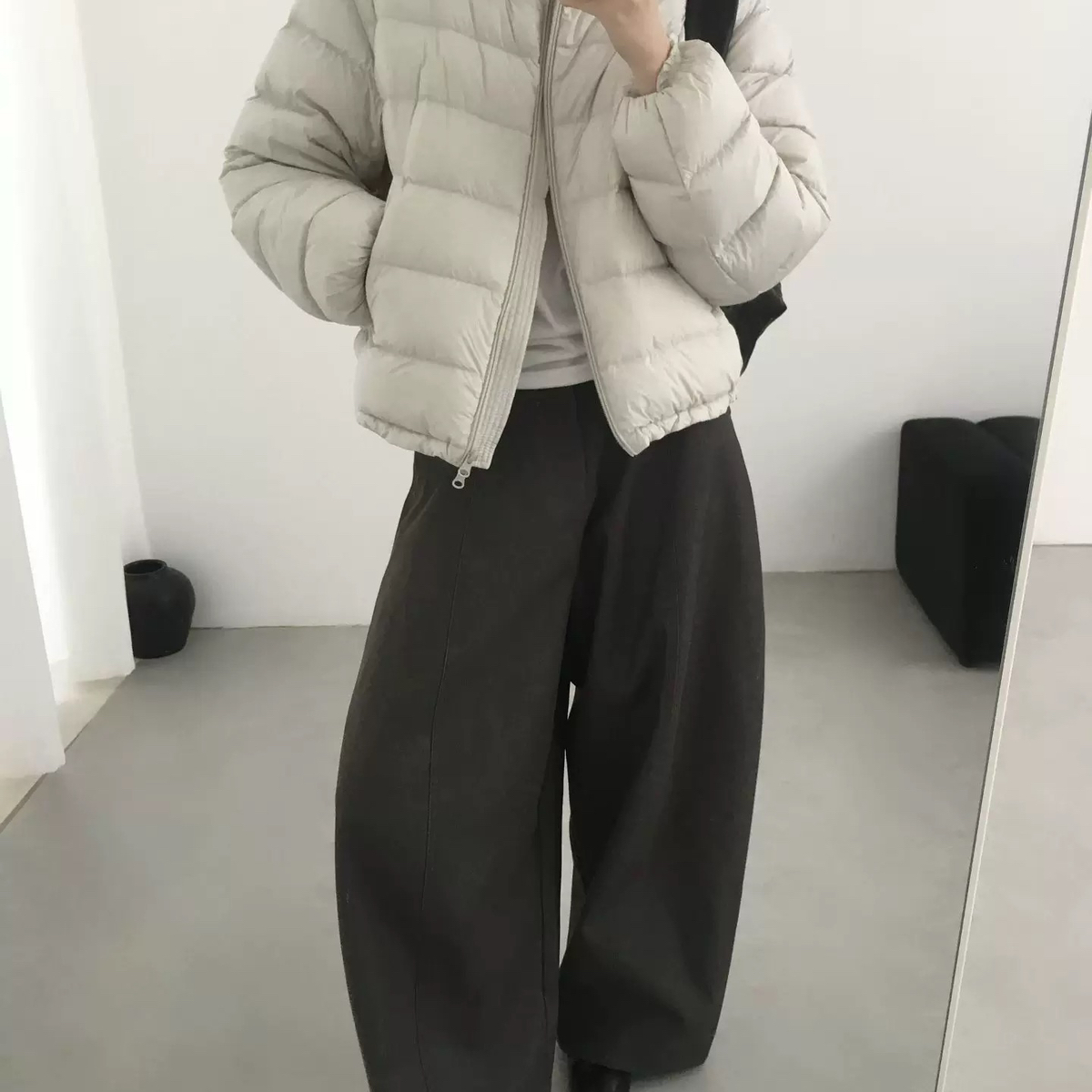 多+-冬上新立领排骨韩系简约保暖羽绒服羽绒服c734