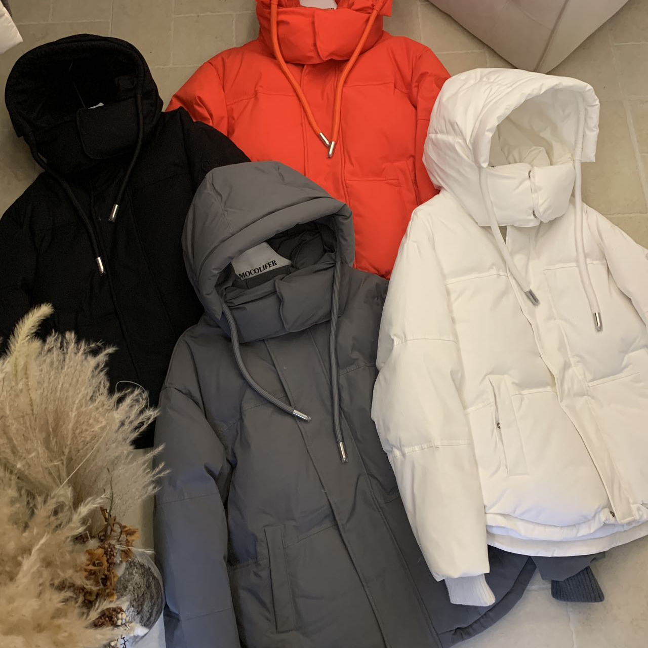 多多店爆款超厚实超保暖大牌同款超高品质保暖羽绒服外套51651-2