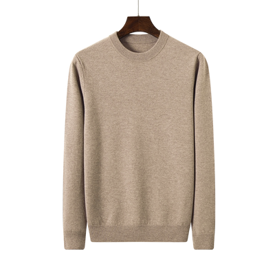圆领男士针织打底加厚秋冬羊毛衫