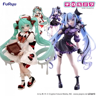 库洛米景品手办 现货FuRyu初音未来miku蒂罗尔巧克力牛奶雪未来酷