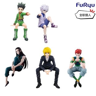 现货 FuRyu全职猎人小杰奇犽鲁西鲁伊路米酷拉皮卡西索泡面压手办