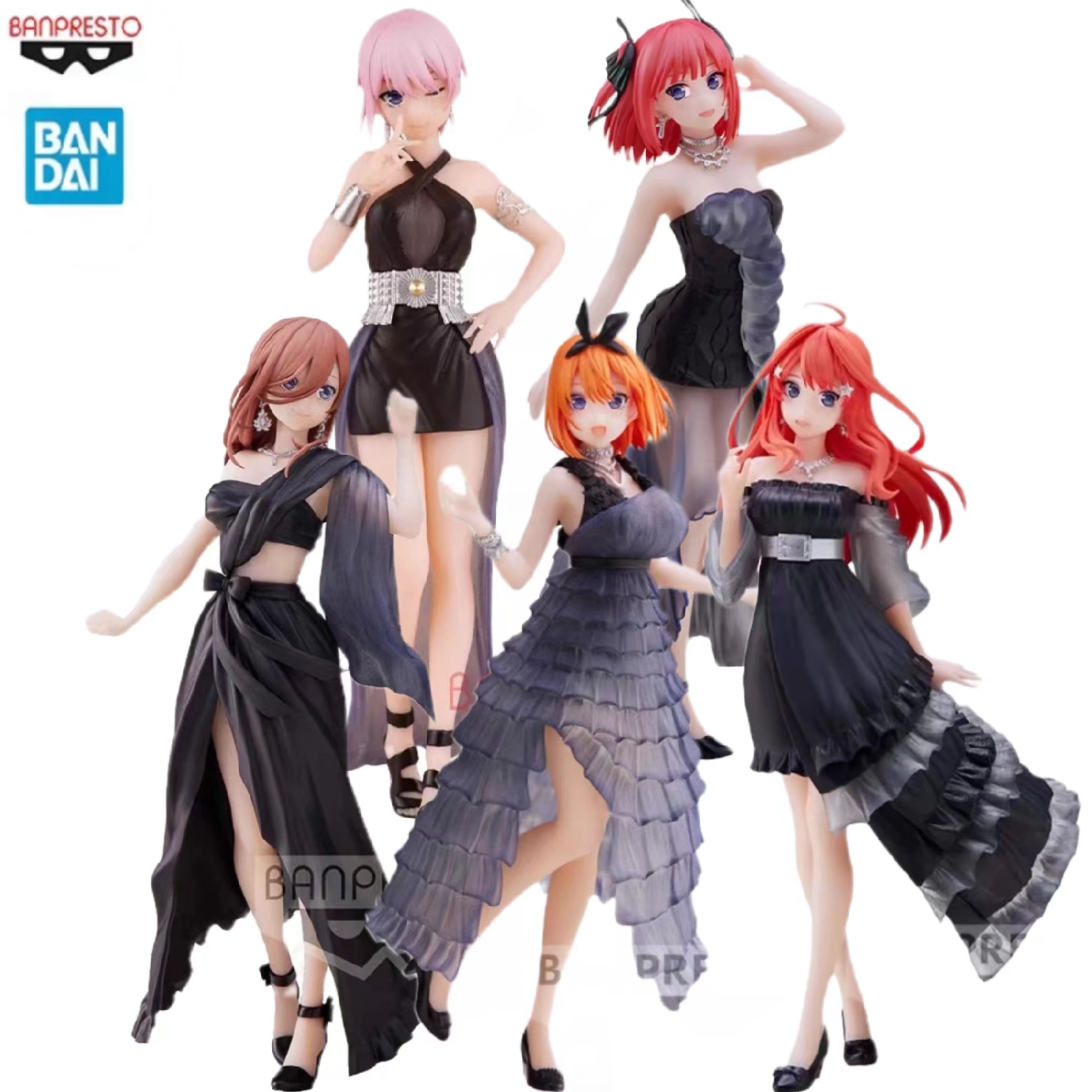 现货眼镜厂五等分的花嫁一花二乃三玖四叶五月金丝雀礼服景品手办