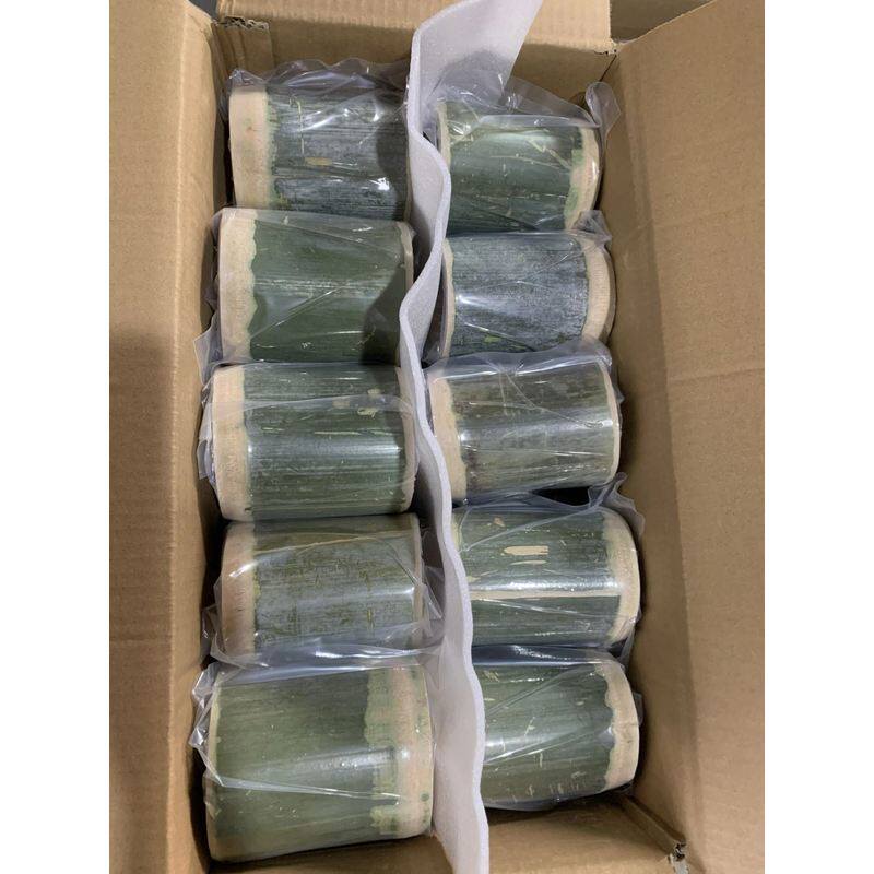 真空包装网红竹筒杯奶茶杯竹桶咖啡冰激凌竹杯新鲜竹筒饭楠竹商用