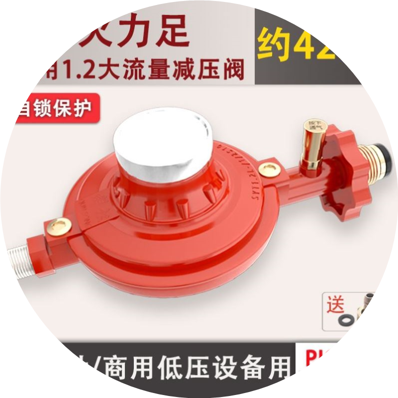 新国标商用1.2液化气防爆减压阀煤气罐家用燃气钢瓶自闭阀低压阀