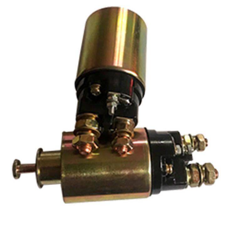 减速起动机开关农用车马达电磁开关吸力包12V24V磁力开关马达开关