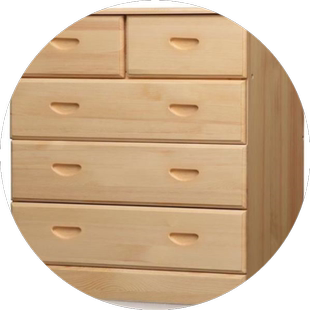 2023推荐松木柜五斗六斗七斗实木收纳柜子储物柜现代简约客厅卧室