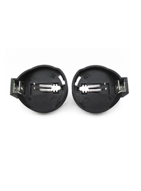 发10个 CR2032、CR2025、CR2016通用卡槽黑色直插主板纽扣电池座