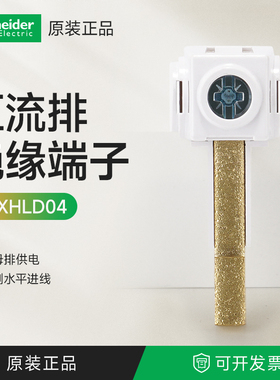 施耐德梳状母排汇流排连接端子A9HLDM04断路器空气开关铜排绝缘插