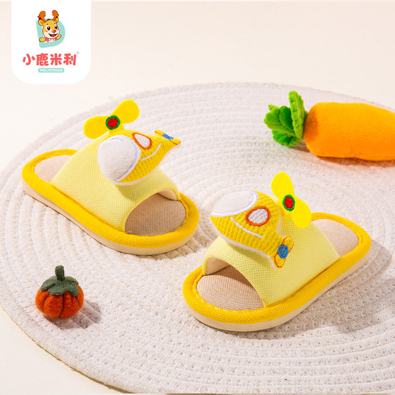 宝宝布拖鞋男宝2026新款四季室内居家儿童男童亚麻拖鞋防滑轻便女,童鞋/婴儿鞋/亲子鞋,儿童凉拖鞋,淘宝优惠券,粉丝福利购,淘宝优惠卷