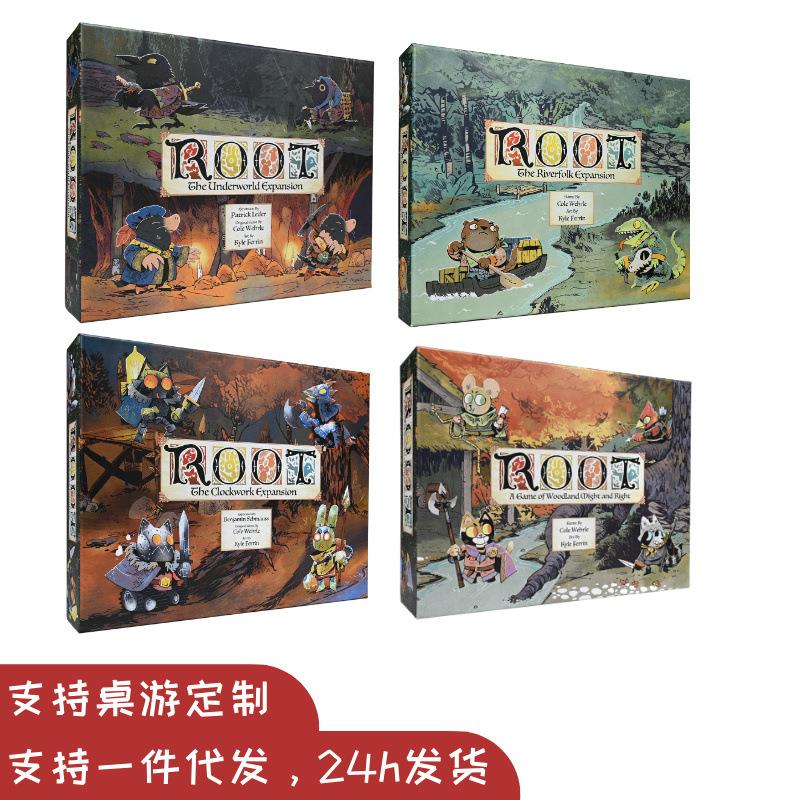 Root Board Game 机械地下世界底 河岸流域茂林源记桌游英文样品图片