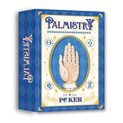跨境爆款手相扑克Palmistry Poker掌纹扑克牌纸牌休闲游戏牌
