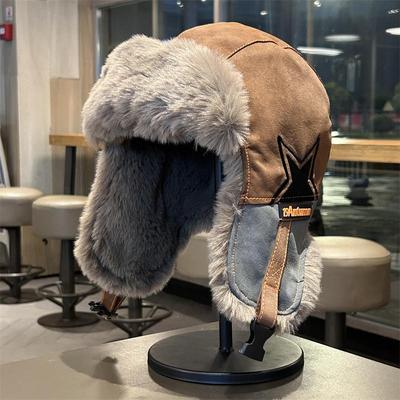 FZY雷锋帽男女冬季加绒加厚保暖