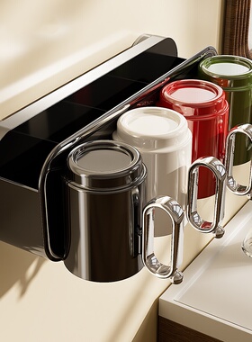 德国精品FZY吸盘牙刷漱口杯置物架壁挂式免打孔架子牙膏牙刷架