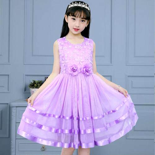 女童连衣裙夏装儿童洋气礼服裙子