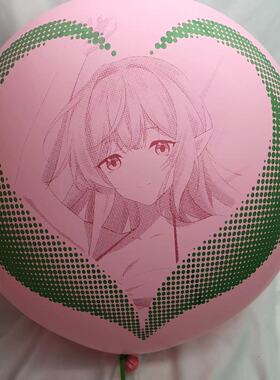 36英寸乳胶气球彩色动漫气球可爱女孩萌系