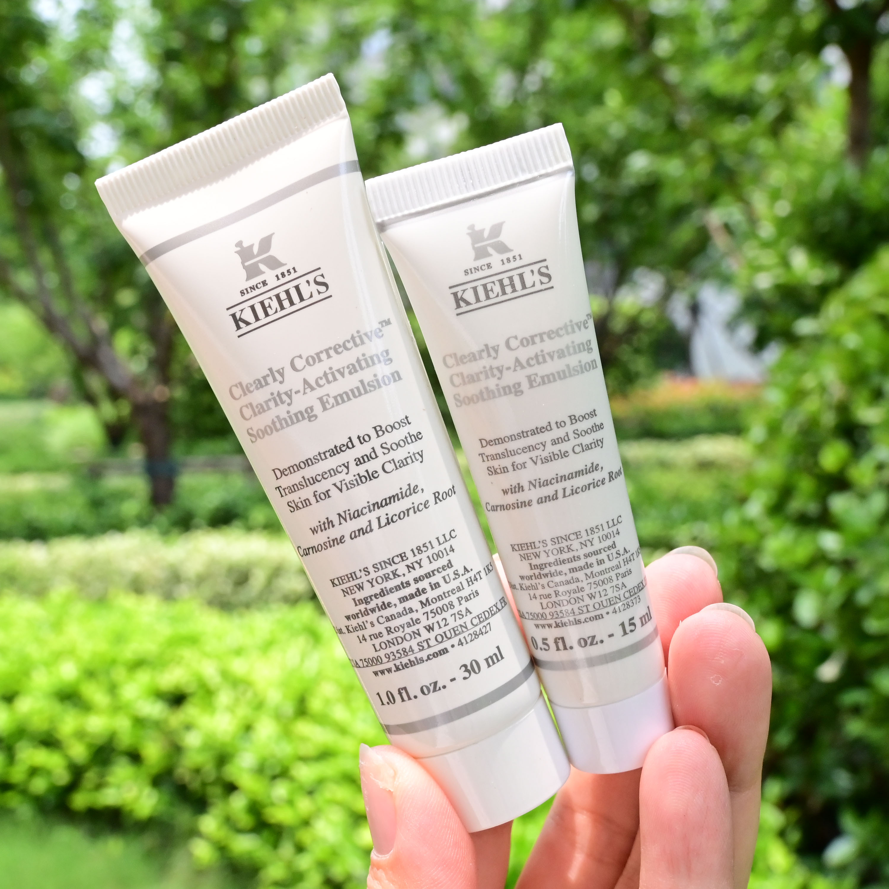 科颜氏集焕亮舒缓乳液30ml安白瓶精华烟酰胺温和保湿焕白祛黄中样