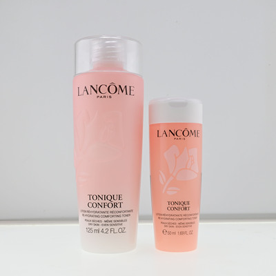 兰蔻粉水新清滢柔肤水50ml小样玫瑰水补水舒缓保湿化妆水