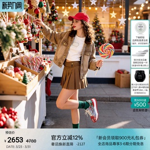 休闲鞋 Ruco 6cm增高鞋 意大利奢华印花国旗风女跑鞋 Line如卡莱