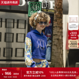 上衣连帽卫衣女士商场同款 印花长袖 Line如卡莱新款 Ruco